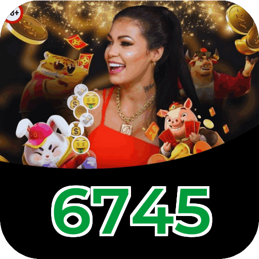 Interface do aplicativo 6745 mostrando jogos disponíveis no iOS e Android